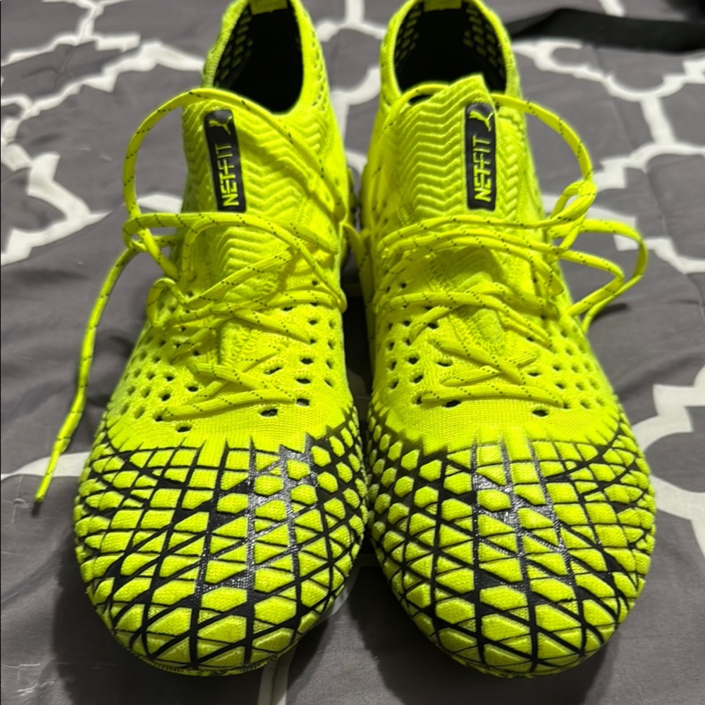 Puma Neon Yellow Soccer Cleats